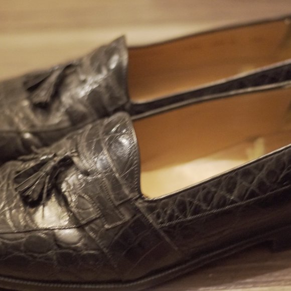 Avventura 10.5 Dark Brown Leather Crocodile Shoes main image 5